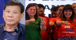 President Rodrigo Roa Duterte, Sara Duterte, Imee Marcos