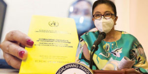 Robredo on Yellow Card