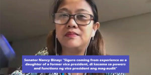Senator Nancy Binay