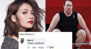 Kyla and transgender weightlifter