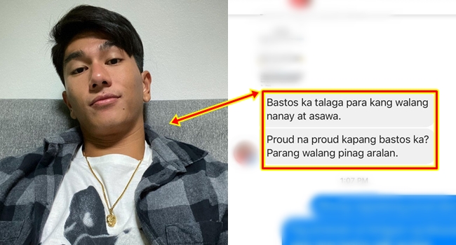 Nikko Natividad Responds to Netizen Calling him 'Bastos'