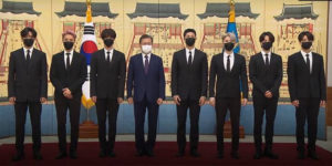 BTS at the Blue House