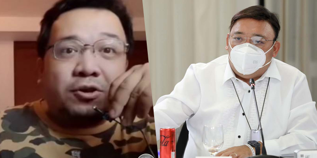 Harry Roque denied that the man in a viral TikTok video was his son.