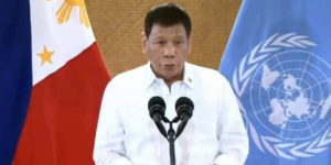 Philippine President Rodrigo Duterte