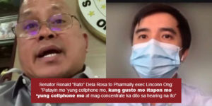 Senator Bato to Linconn Ong