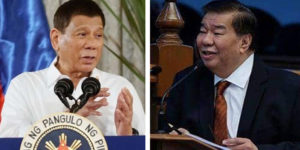 Senator Drilon and President Duterte