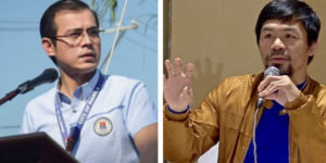 Senator Pacquiao and Mayor Isko