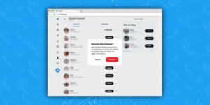 Twitter remove follower