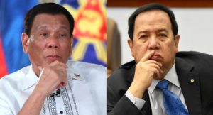 Duterte on Red Cross ambulances with Gordon's face