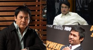 Philip Salvador, Bong Revilla and Manny Pacquiao