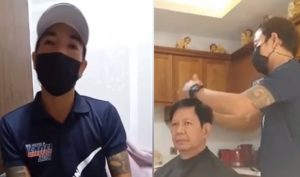 Ping Lacson and his barber