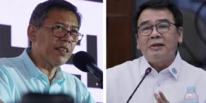 Chel Diokno and Neri Colmenares