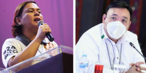 Harry Roque and Mayor Sara