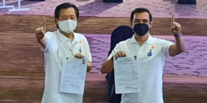Isko Moreno and Willie Ong