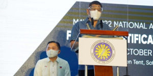 President Duterte and Senator Bong Go