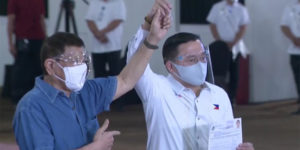 Senator Bong Go and President Duterte