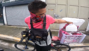 Poor Delivery Biker