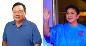 Jerry Treñas and Leni Robredo