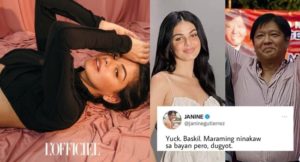 Janine Gutierrez and Bongbong Marcos