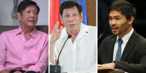 Duterte Marcos Pacquiao