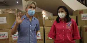 Ely Buendia and Leni Robredo