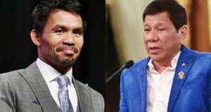 Manny Pacquiao, President Rodrigo Roa Duterte