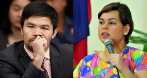 Manny Pacquiao, Sara Duterte