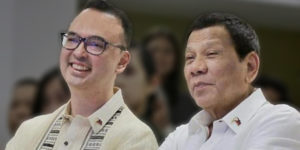 President Duterte and Alan Peter Cayetano