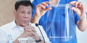 President Duterte on face shield policy