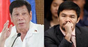 President Rodrigo Roa Duterte, Manny Pacquiao