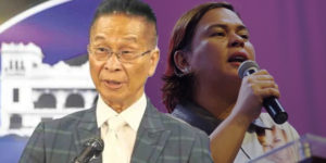 Salvador Panelo and Sara Duterte