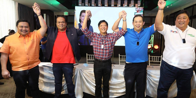 Davao City Mayor Sara Duterte welcomed the UniTeam Alliance formed by four parties.
