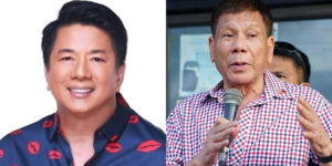 President Duterte and Willie Revillame