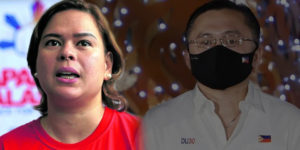 Sara Duterte and Bong Go