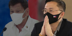 Senator Bong Go and President Duterte
