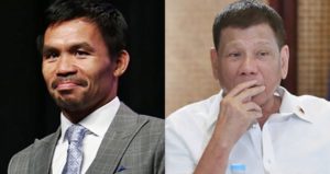 Senator Manny Pacquiao, President Rodrigo Roa Duterte