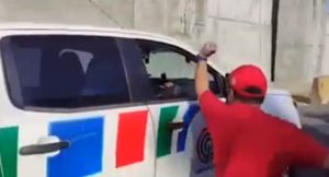 ABS-CBN crew vs BBM-Sara supporters