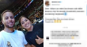 Gretchen Ho and Stephen Curry