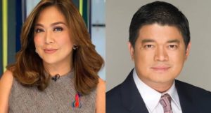 Karen Davila and Julius Babao
