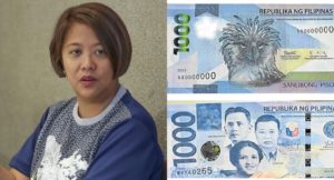 Nancy Binay on P1000 bill