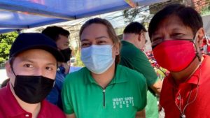Bongbong Marcos, Sara Duterte and Paul Soriano