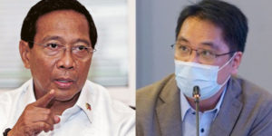 Jojo Binay and Eric Domingo