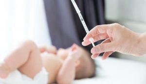 baby vaccinated