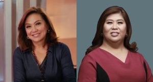 Karen Davila and Jessica Soho