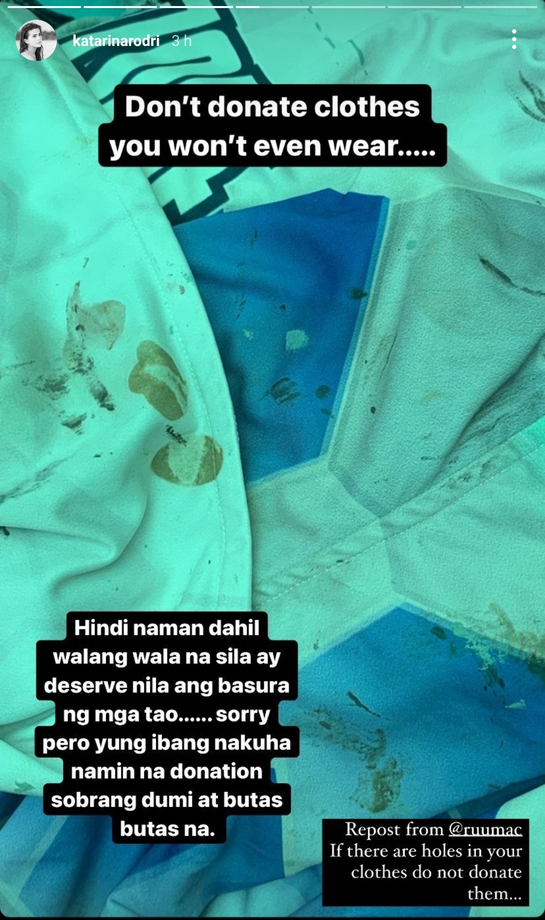 Katarina Rodriguez Gives Reminder on Donating Clothes to Odette Victims