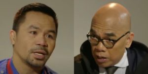 Manny Pacquiao and Boy Abunda