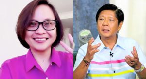 Nuelle Duterte and Bongbong Marcos