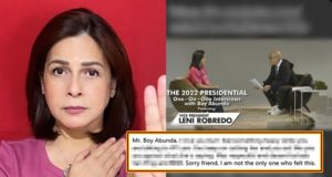 rita avila leni robredo boy abunda