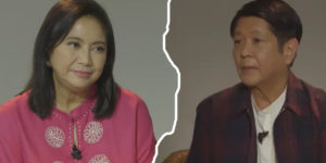 Leni Robredo and Bongbong Marcos