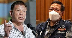President Rodrigo Roa Duterte, DOH Secretary Francisco Duque III